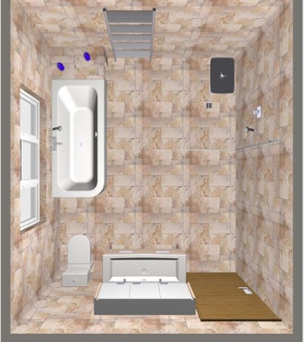 Virtual Worlds bathroom planning software