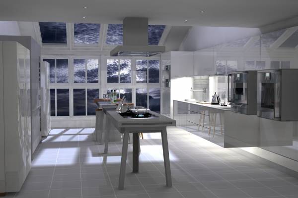 BMG Designs Virtual Worlds Kitchen Render