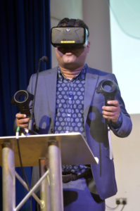 Paul Sinha using Virtual Worlds 4D technology