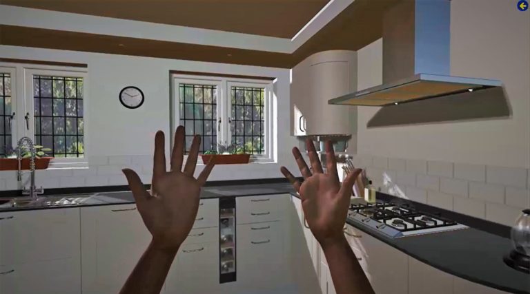 First person perspective in Virtual Worlds 4D Theatre